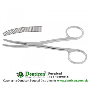 Bryant Dressing Forceps Curved Stainless Steel, 13 cm - 5"
